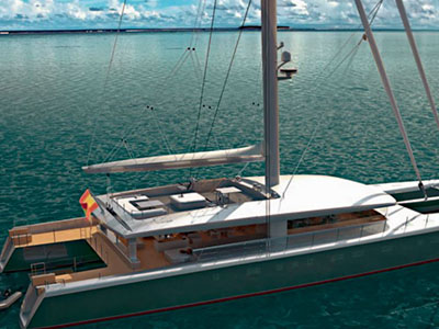 Custom Sail Catamaran for Sale  Van Peteghem - Lauriot Prevost 146 Custom 